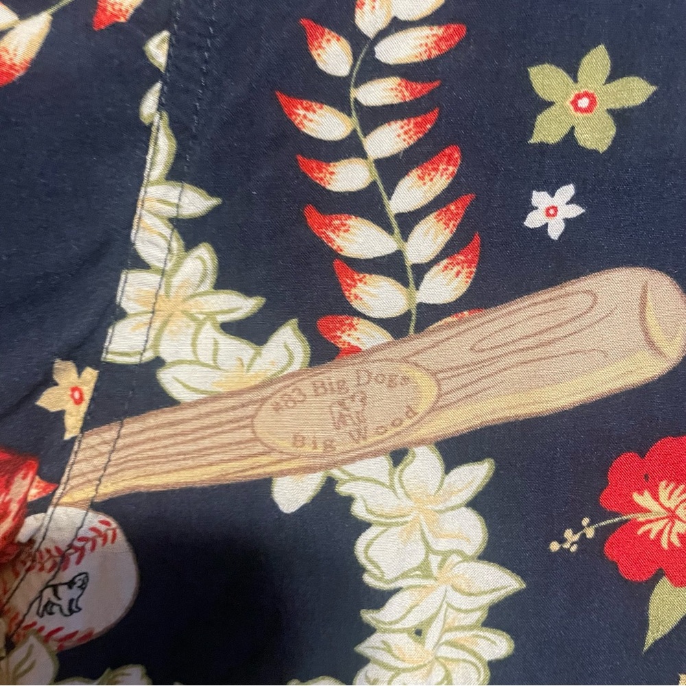 Big Dogs x Baseball /hawaii style button up - Picture 5 of 6